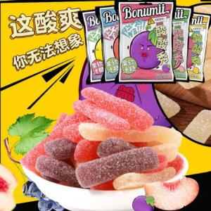 Bonumi Sour Fruit Gummy Candy 80g 5flavor