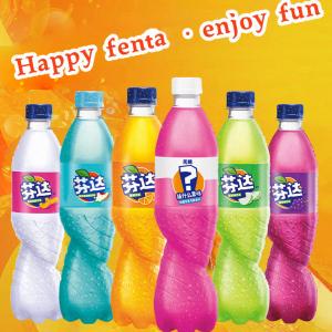 Fanta Fruit Flavored Soda Bottle 500ml 6 Flavors