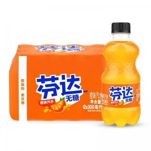 Fanta Fruit Flavored Soda Small Bottle 300ml 3 Flavors