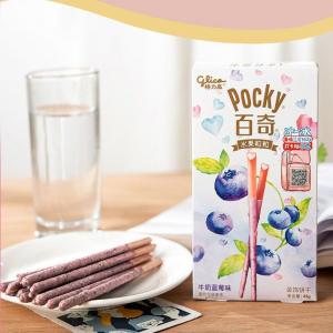 Glico New Product Fruit Pocky Single Layer Chocolate 45g 3flavor