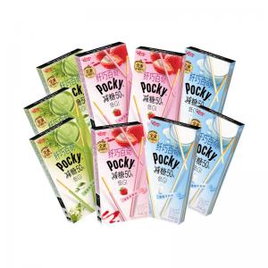 Glico Pocky Single Layer Chocolate Reduced Sugar 35g 3 Flavors