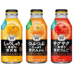 Japanese imported POKKA juice drink 400ml 5 flavors