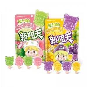 New Time Mini Lollipop Juice Gummy Candy 60g 85g 4 Flavors