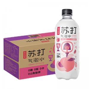 Nongfu Spring Soda Sparkling Water 500ml Summer Peach Flavor