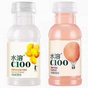 Nongfu Spring Water Soluble C100 Juice Drink 250ml 2 Flavors