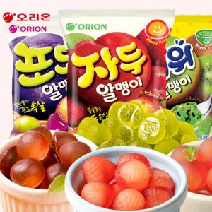 Orion Korean Fruit Flavor Peeling Candy 67g 4 Flavors