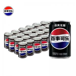 Pepsi Cola Can 200ml Sugar Free Classic Flavor