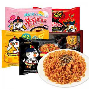 Samyang Chicken Noodles Bag 700g 7 Flavors