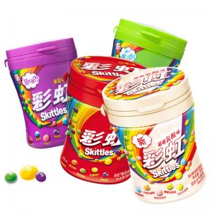 Skittles Aerated Candy in a Jar 120g 2 Flavours