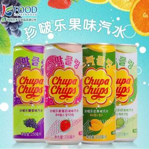 South Korea imported chupa chups fruity soda 250ml 5 flavors