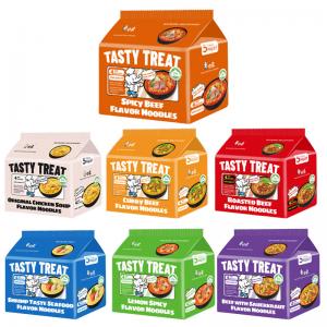 Swan White Elephant Halal Series Delicious Instant Noodles 7 Flavors