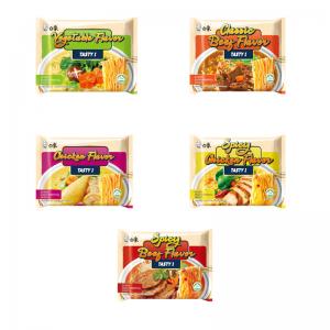 Swan White Elephant Halal Series Tasty1 Instant Noodles 5 Flavors
