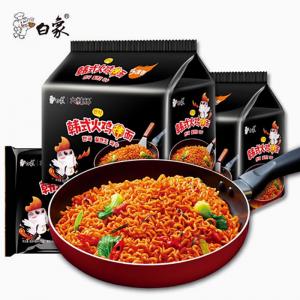 Swan White Elephant Halal Series Korean Spicy Chicken Noodles Bag 490g