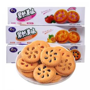 Zhenqiao Delicious Sandwich Biscuits 103g 3 Flavors