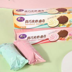 Zhenqiao Ice Cream Flavored Sandwich Cookies 103g 2 Flavors